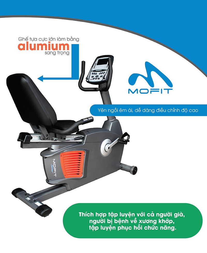 xe đạp tập thể dục Mofit Evo 3700 3