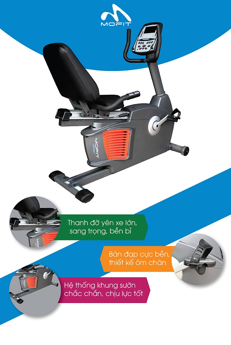 xe đạp tập thể dục Mofit Evo 3700 4