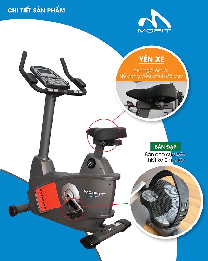 xe đạp tập thể dục Mofit Evo 3750 3