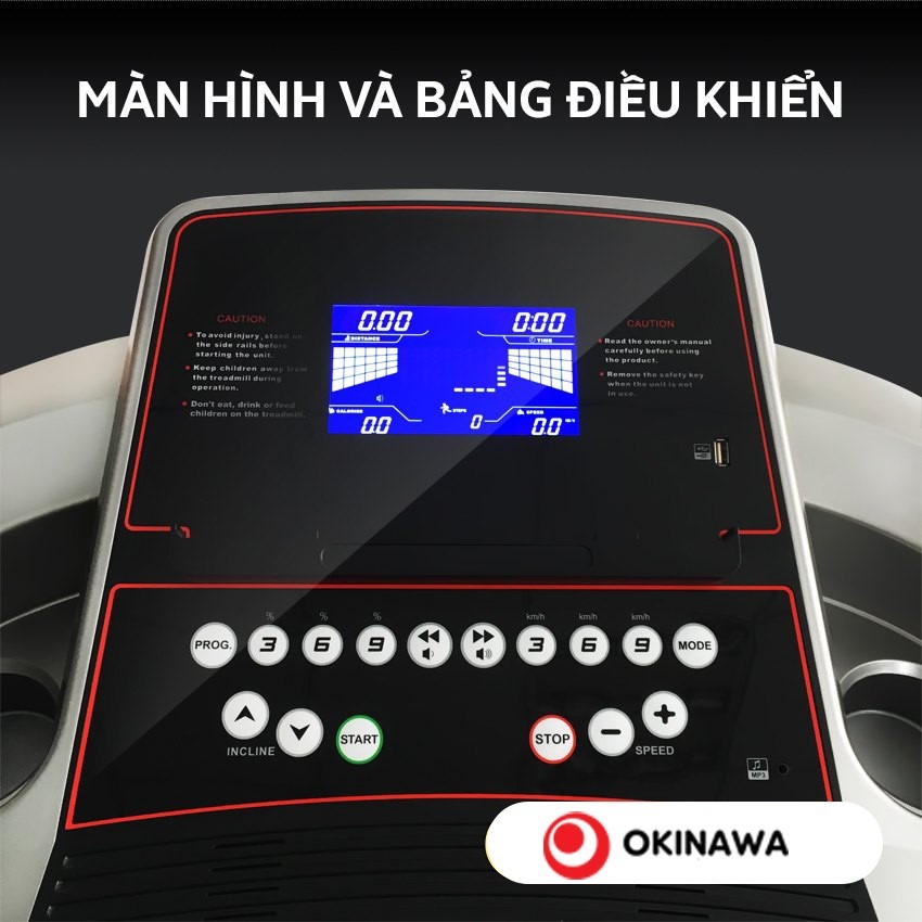 máy chạy bộ Okinawa B.HAWK X-182 4
