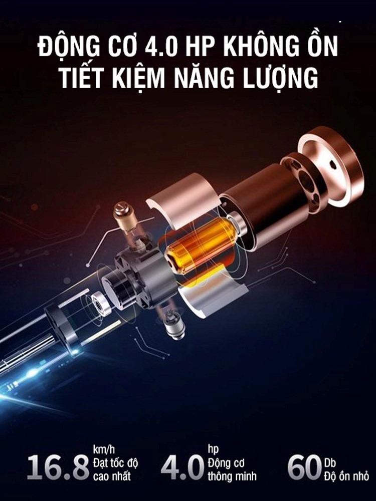 máy chạy bộ điện đơn năng Okinawa JS-666 4
