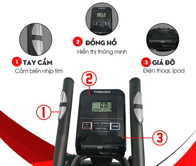 xe đạp tập thể dục Tokado TK-1900