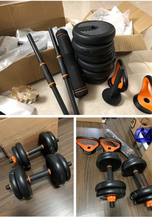 Bộ tạ đa năng 4 in 1 loại 20kg.
