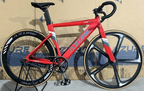 xe đạp Fixed Gear AZURE A8 đỏ