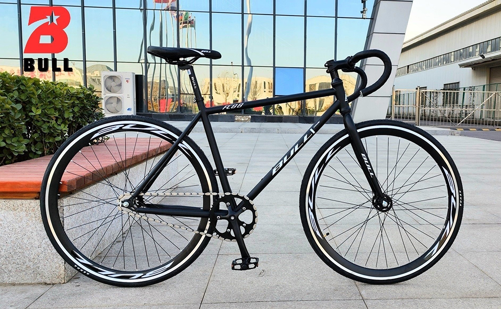 xe đạp Fixed Gear BULL FC88 đen