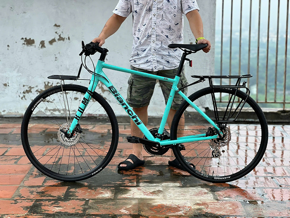 sườn xe đạp touring Bianchi Roma 3