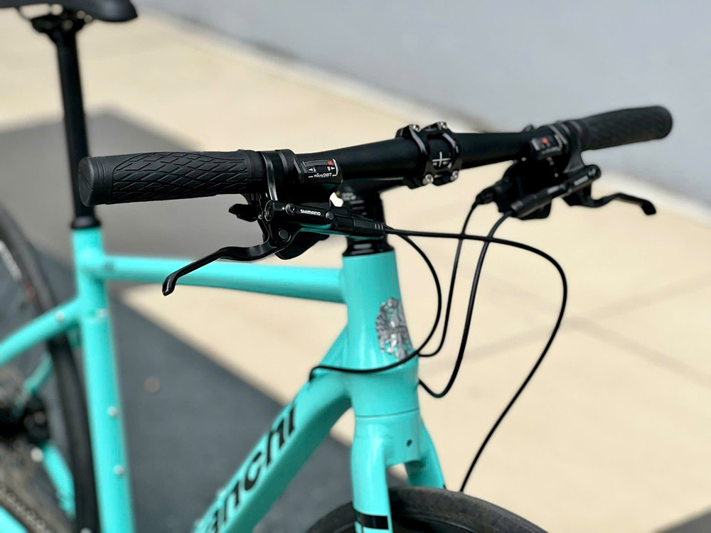 ghi đông xe đạp touring Bianchi Roma 3