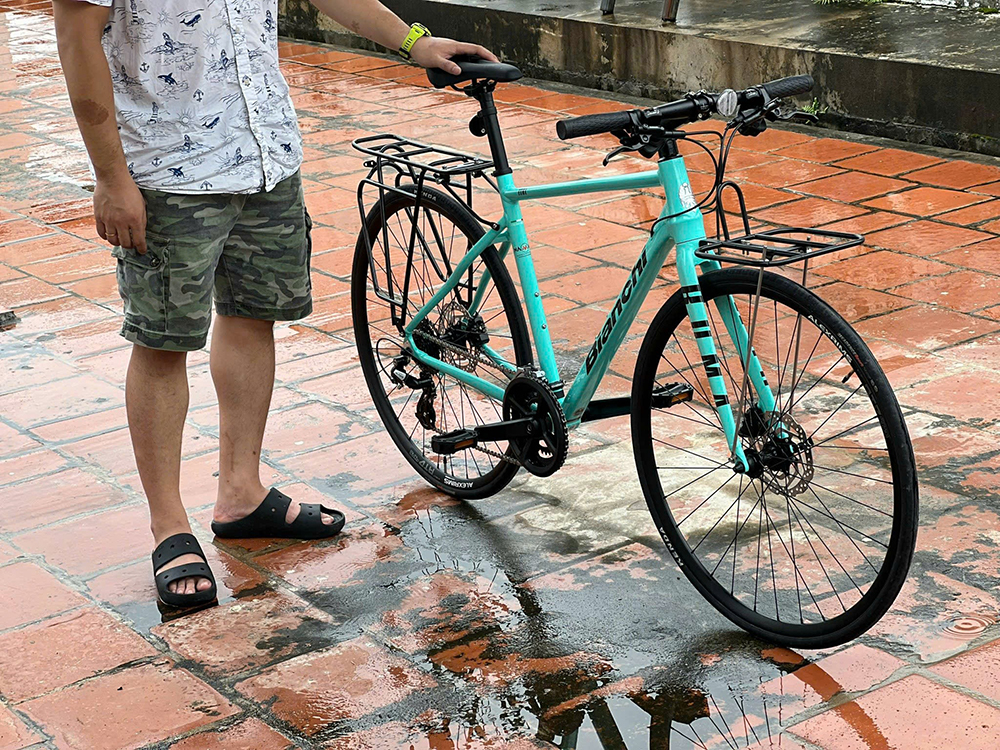 phanh xe đạp touring Bianchi Roma 3