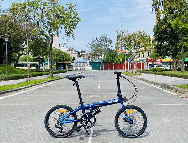 xe đạp gấp CAMP X-ONE xanh dương 