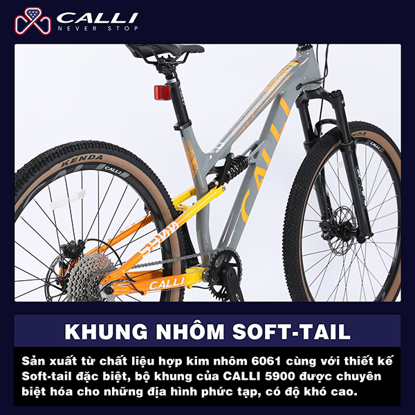 khung xe đạp địa hình thể thao CALLI 5900