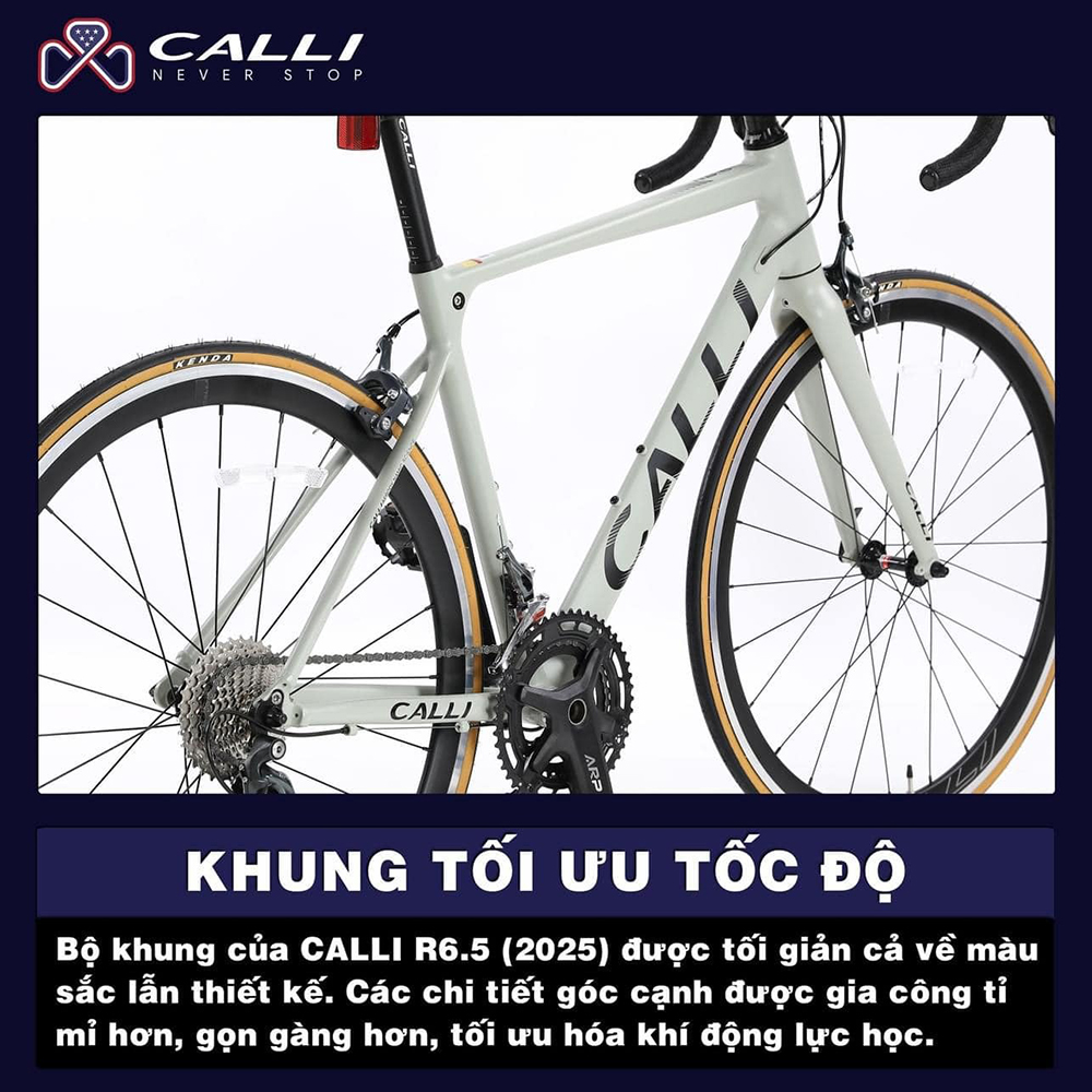 sườn xe đạp đua CALLI R6.5 2025