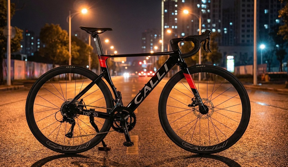 Xe đạp đua Calli Top 3D mầu Đen