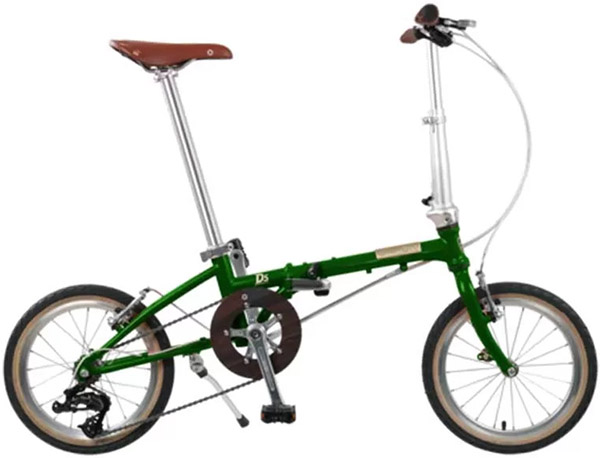 xe đạp gấp DAHON Boardwalk D5 HC653 16 xanh lá