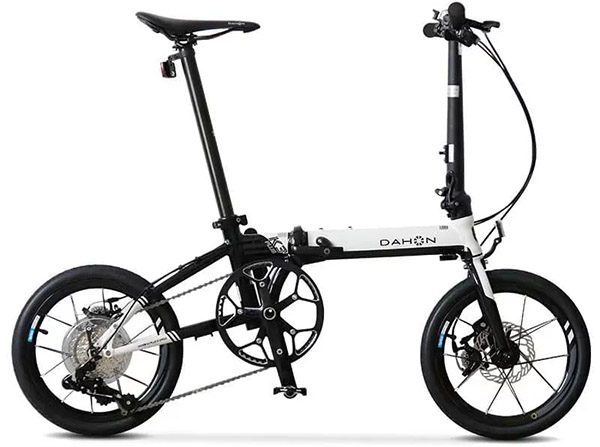 xe đạp gấp DAHON K3 Plus KAA693 16 đen trắng 