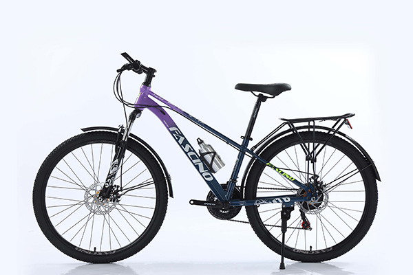 xe đạp địa hình thể thao Fascino 528 tím xanh