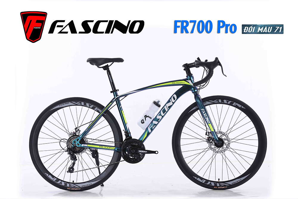 xe đạp đua Fascino FR700 PRO 1 xanh đổi màu