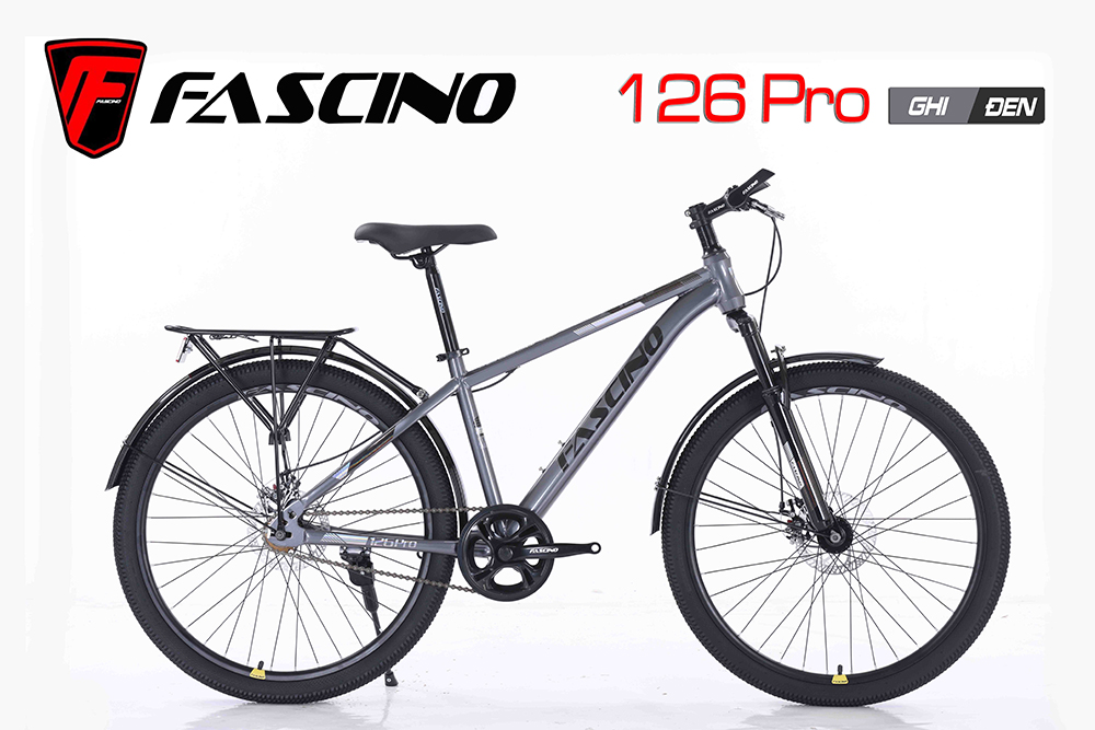 xe đạp địa hình thể thao Fascino 126PRO ghi