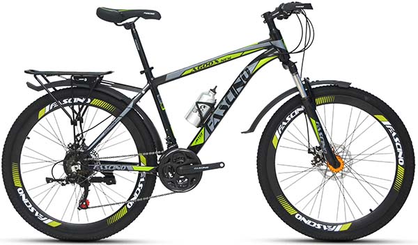 Xe đạp địa hình thể thao Fascino A600X New đen xanh lá 