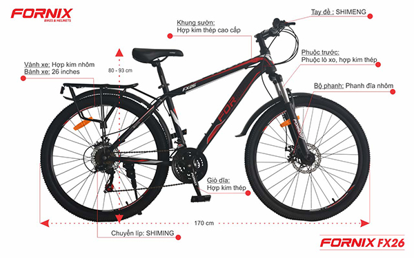 xe đạp địa hình Fornix FX26