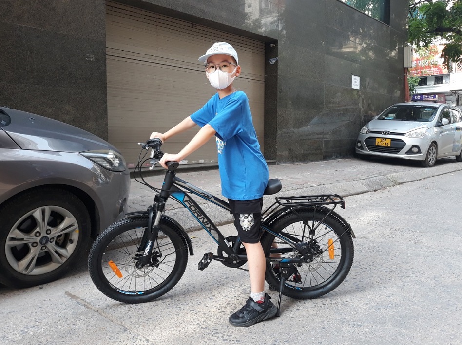 xe đạp trẻ em Fornix FX20 Đen Xanh