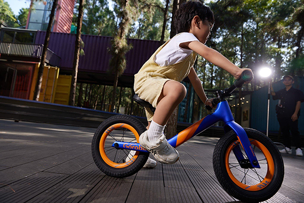 xe thăng bằng Gorobike Porsche hồng