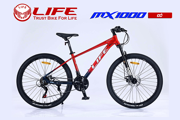 xe đạp địa hình thể thao Life MX1000 đỏ