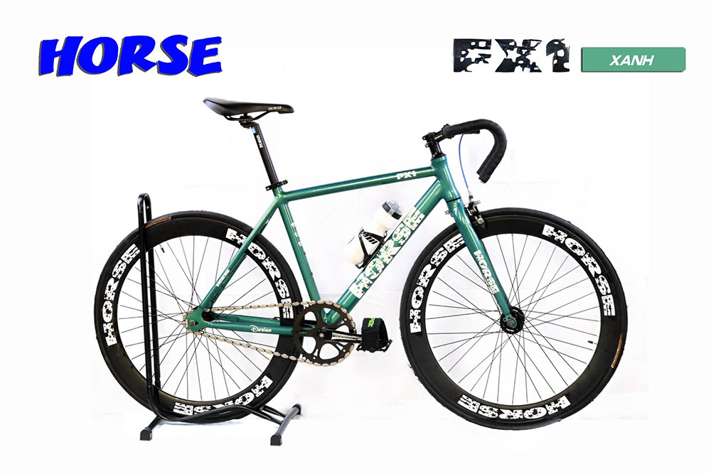 xe đạp Fixed Gear Life Horse FX1 xanh