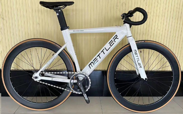 xe đạp Fixed Gear METTLER trắng