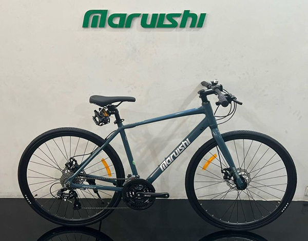 xe đạp touring Maruishi Arashi xanh