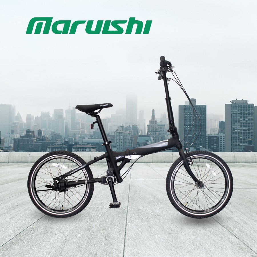 xe đạp gấp Maruishi MZD2033 đen
