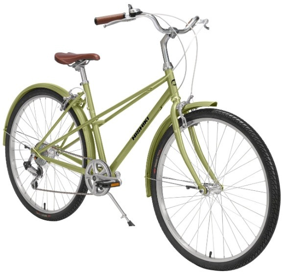 xe đạp nữ NISHIKI Mamoru City - Classic xanh