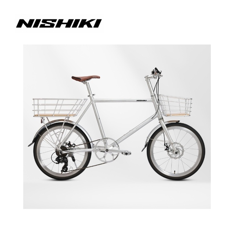 xe đạp nữ NISHIKI Mamoru City 20 bạc