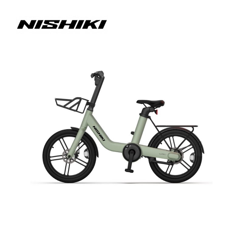 xe đạp trợ lực điện NISHIKI E-Bikes 20 - Chain xanh