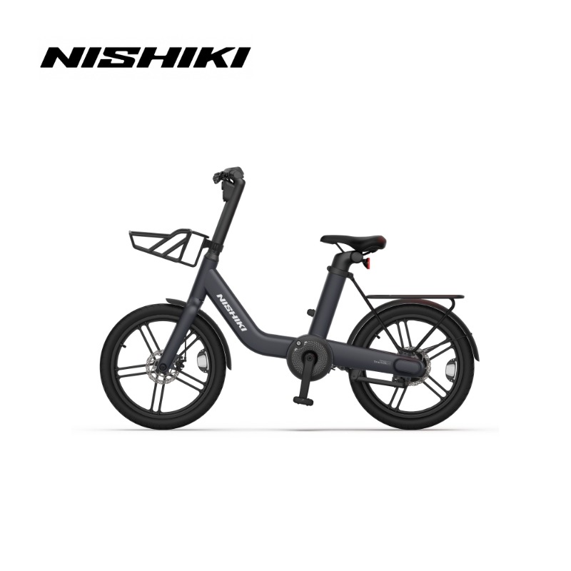 xe đạp trợ lực điện NISHIKI E-Bikes 20 - Chain xám
