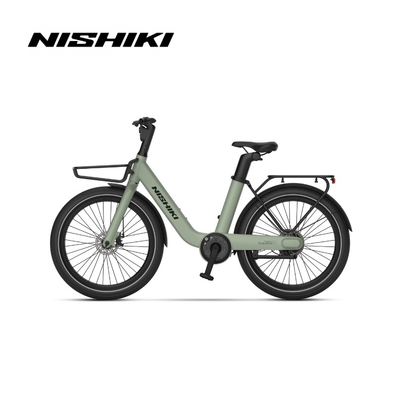 xe đạp trợ lực điện NISHIKI E-Bikes 24 - Chain xanh