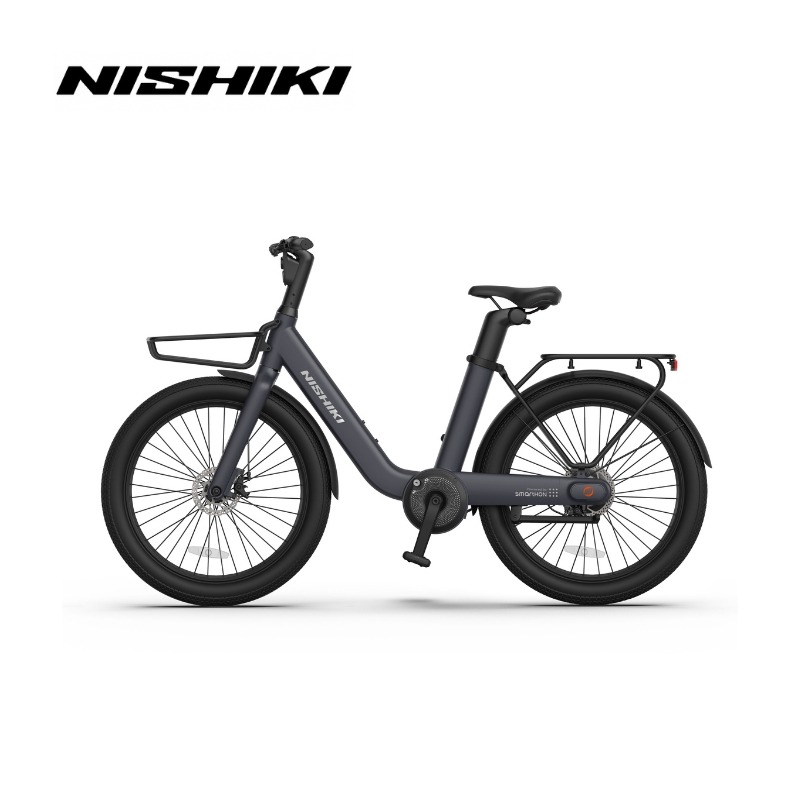 xe đạp trợ lực điện NISHIKI E-Bikes 24 - Chain xám
