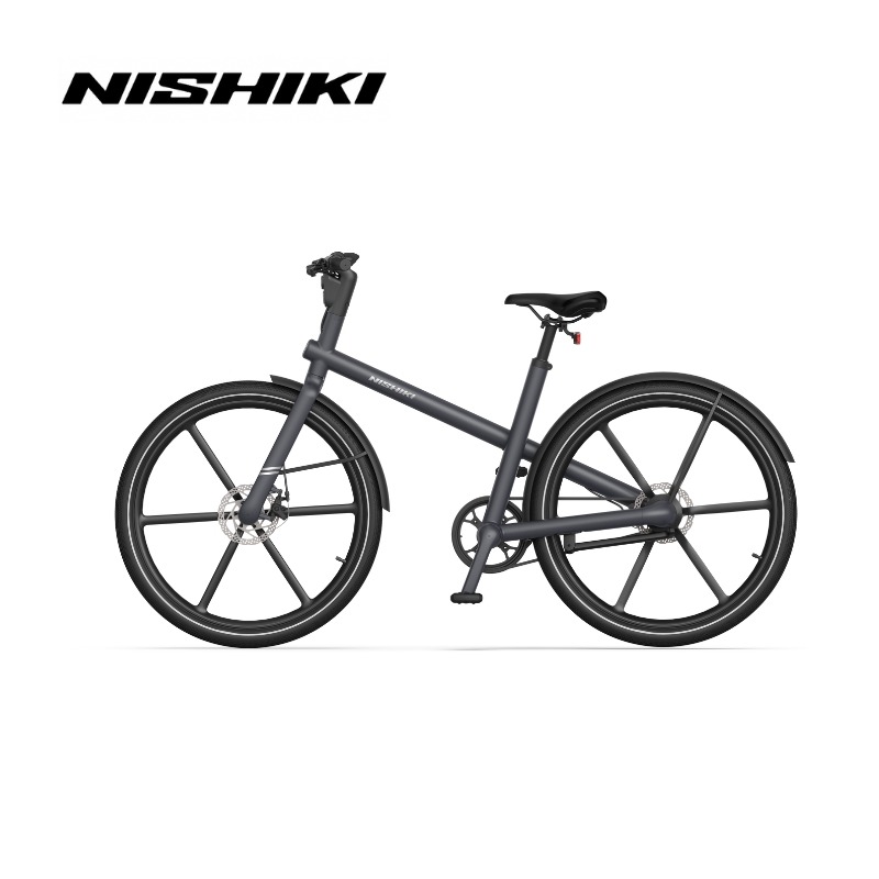 xe đạp trợ lực điện NISHIKI E-Bikes 27.5 - Curoa xám
