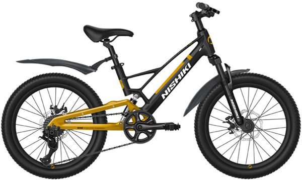 xe đạp trẻ em NISHIKI BEGIN 22 đen vàng