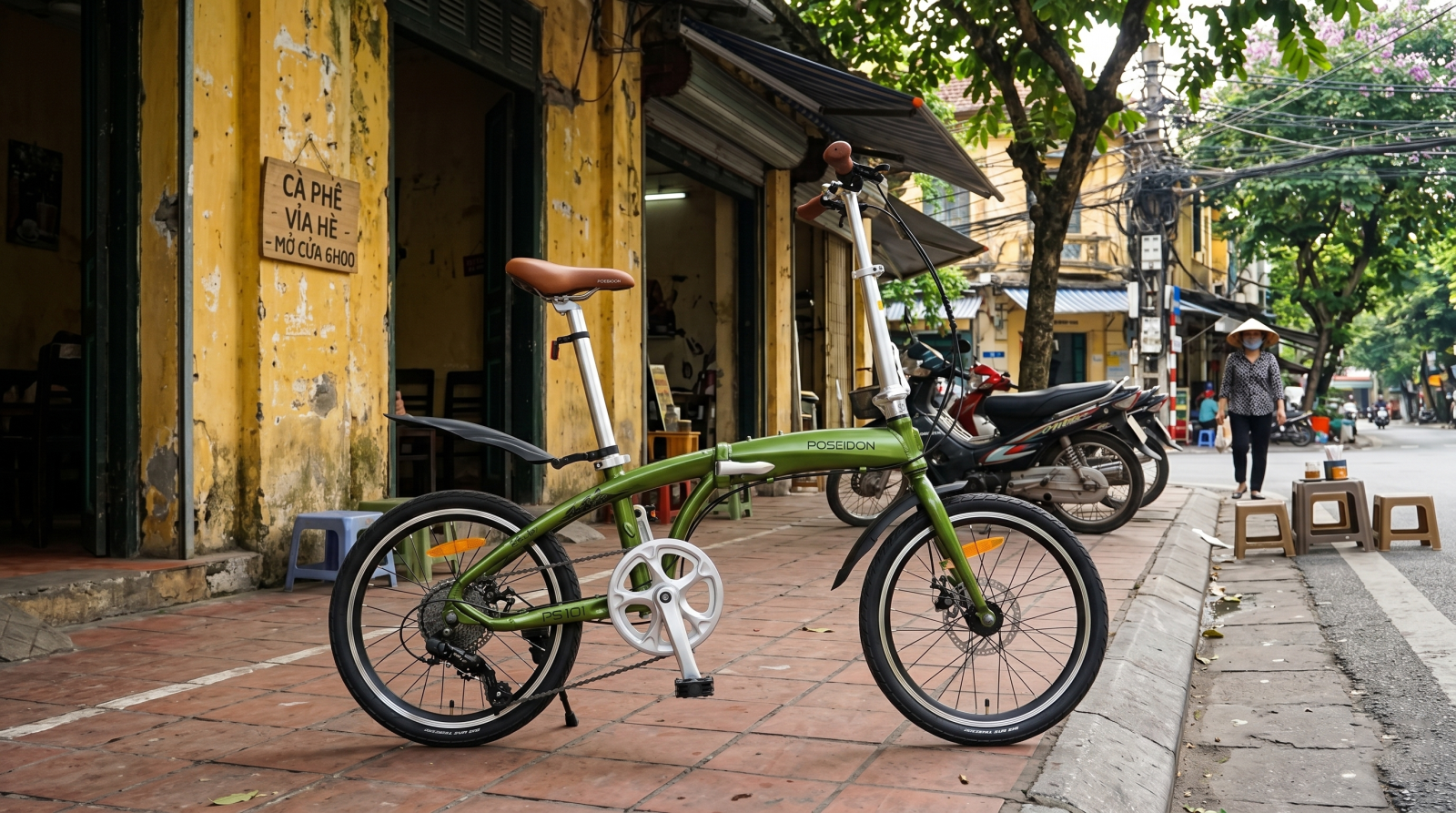 Khung nhôm chắc chắn, trọng lượng dễ kiểm soát