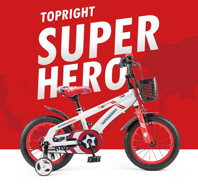 Xe đạp trẻ em Topright Super Hero