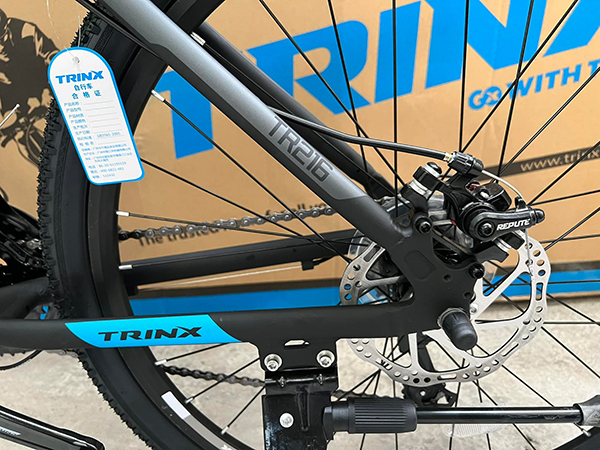 phanh đĩa cơ sau xe đạp địa hình thể thao Trinx TR216 2022
