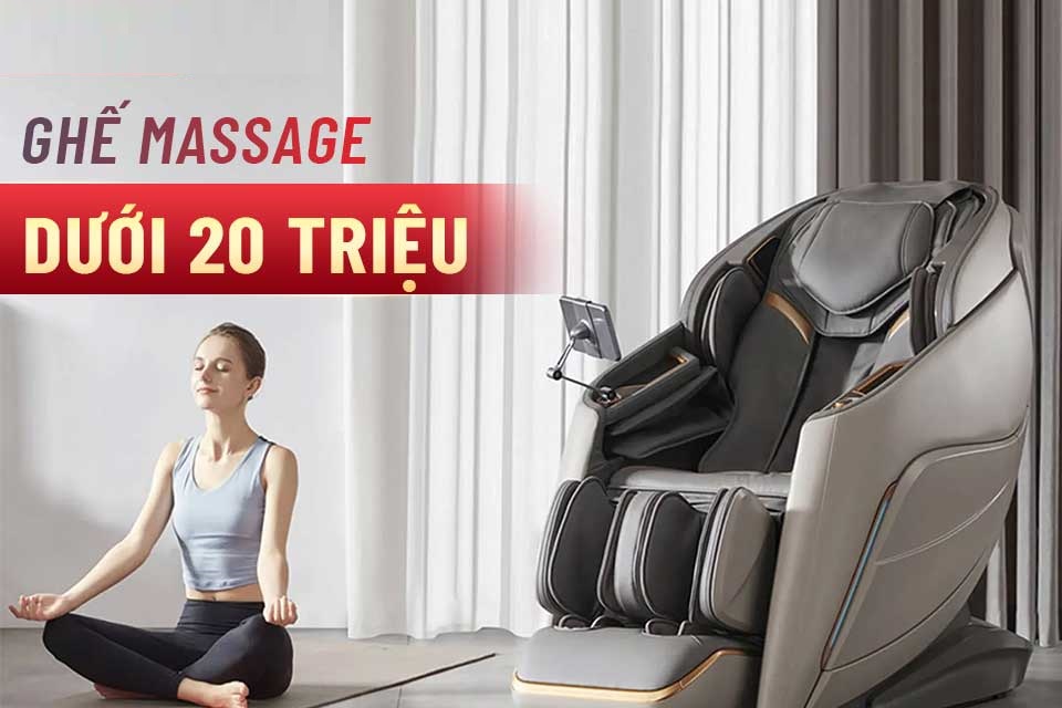 Review ghế massage dưới 20 triệu ngon bổ rẻ chất lượng nhất thị trường ???