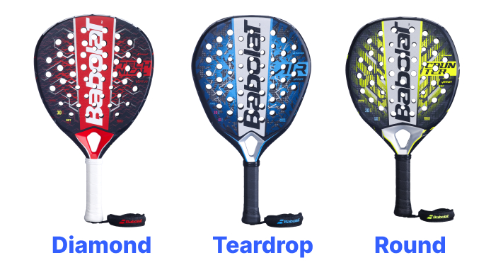 Hình dáng đầu vợt 