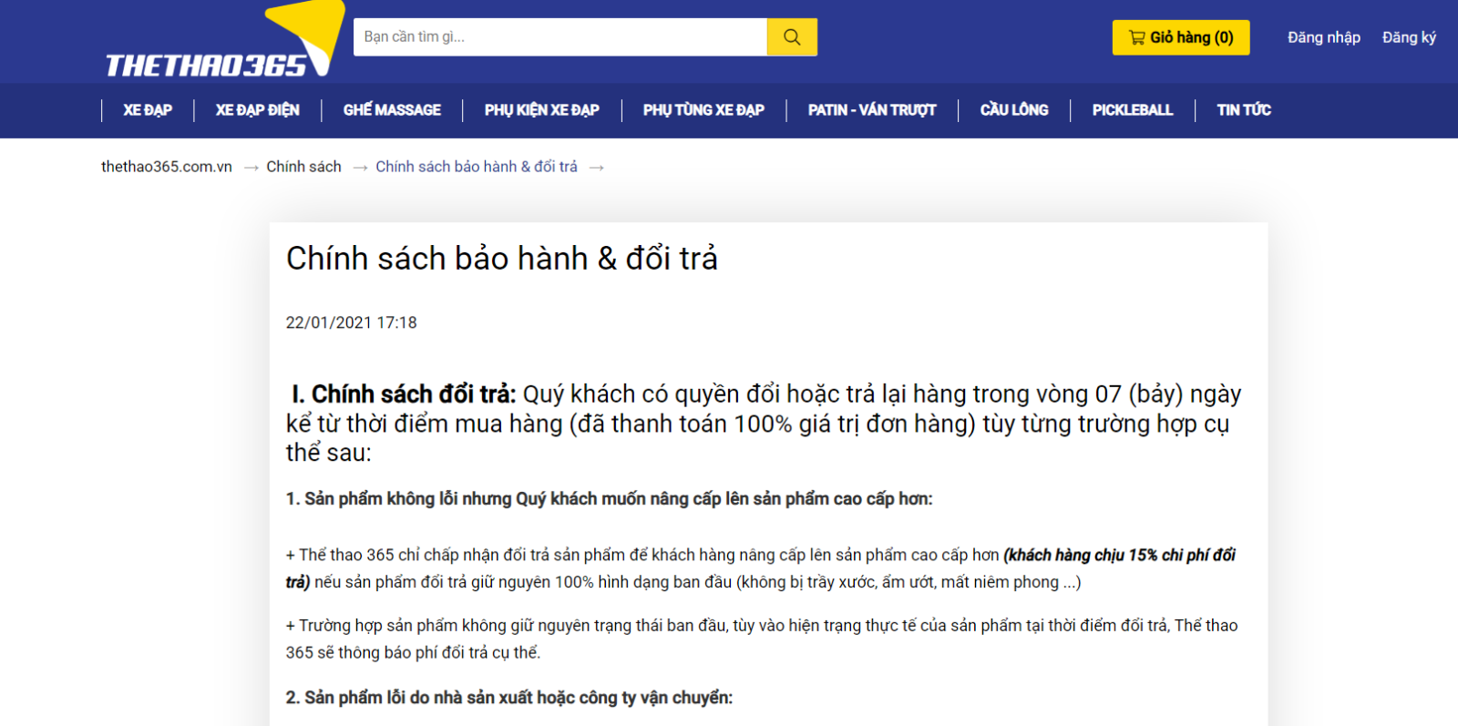 Dịch vụ bảo hành và hậu mãi chuyên nghiệp