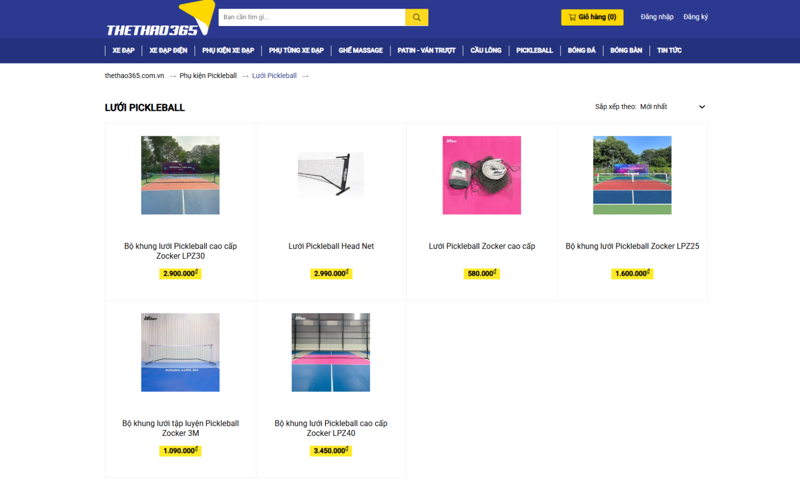 Vì sao nên chọn mua lưới Pickleball tại Thể Thao 365?