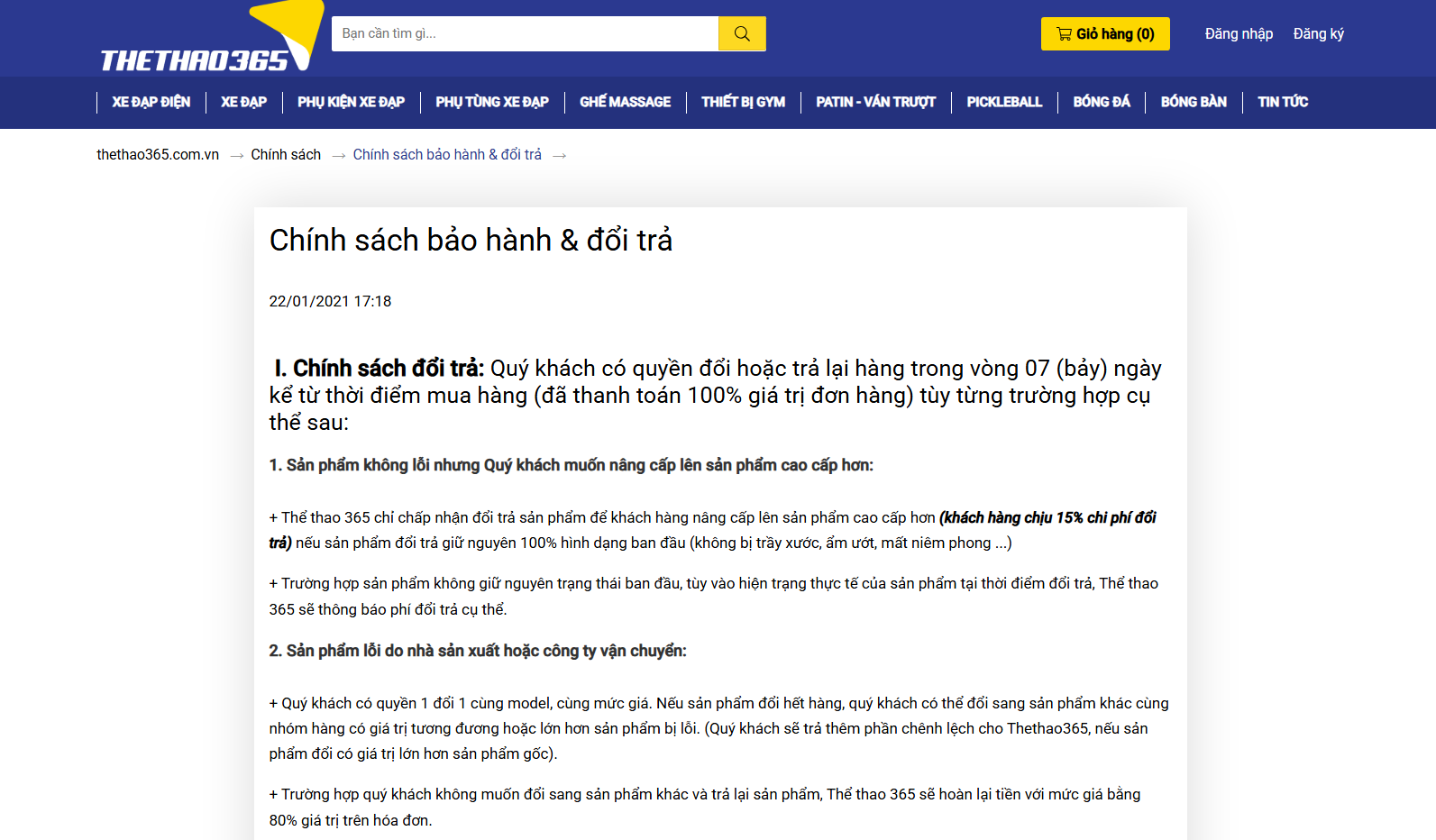  Dịch vụ bảo hành, hậu mãi