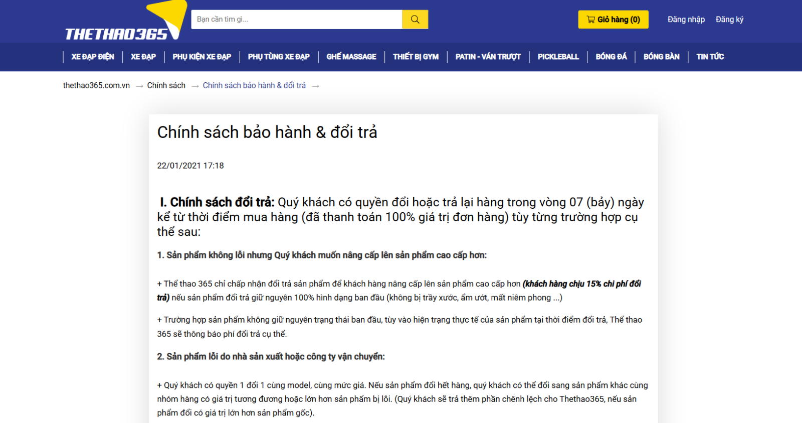 2.4 Uy tín thương hiệu, chính sách bảo hành – hậu mãi