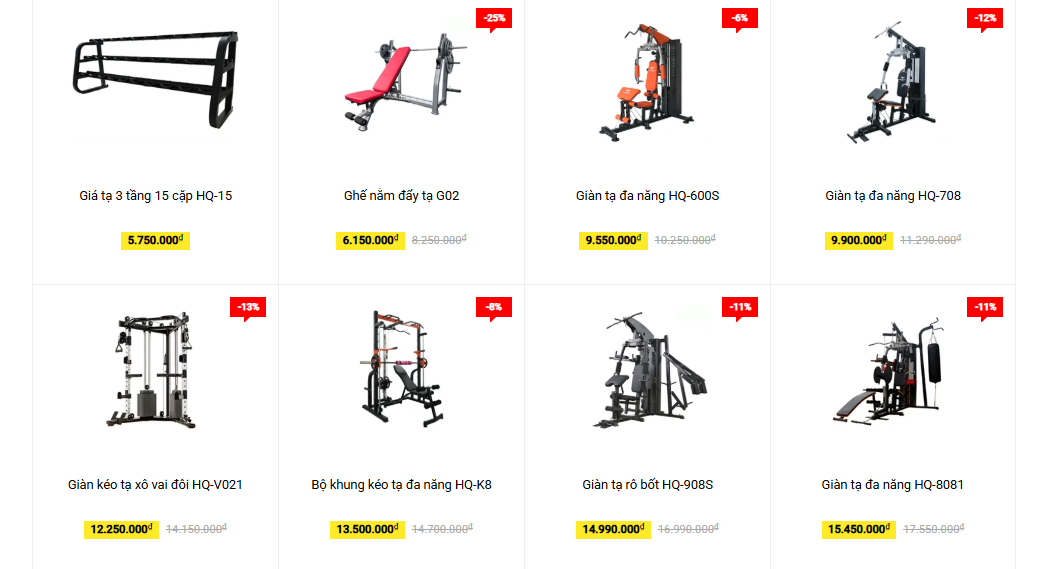 Tại sao nên mua giàn tạ đa năng tại Thể Thao 365?