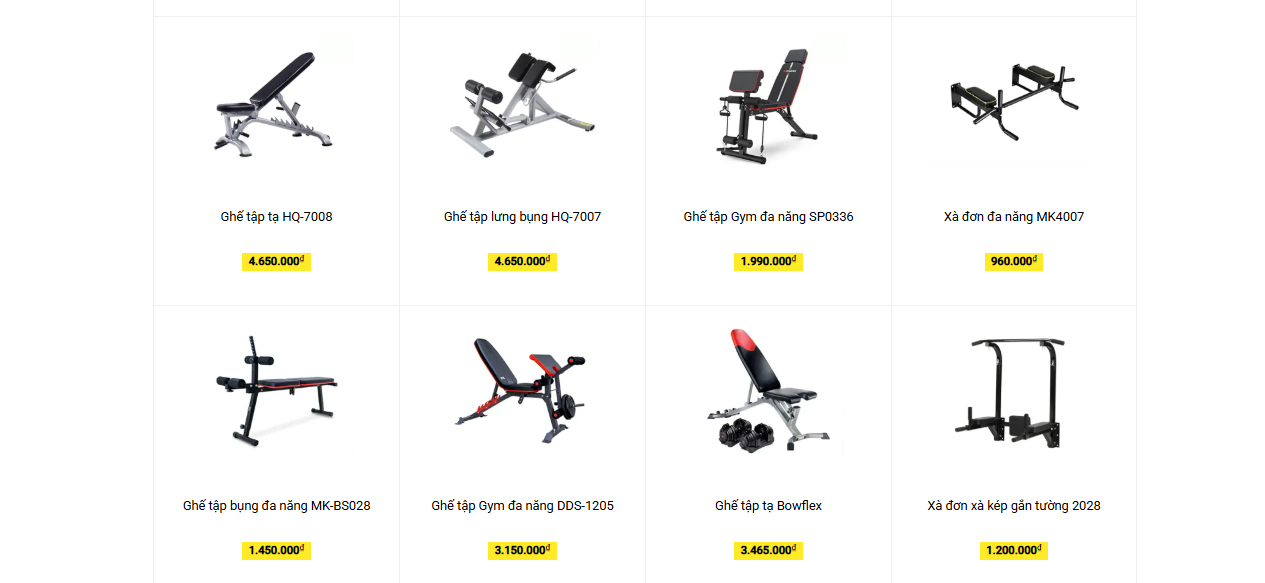 Nên mua máy tập gym giá rẻ, chất lượng, uy tín ở đâu? 