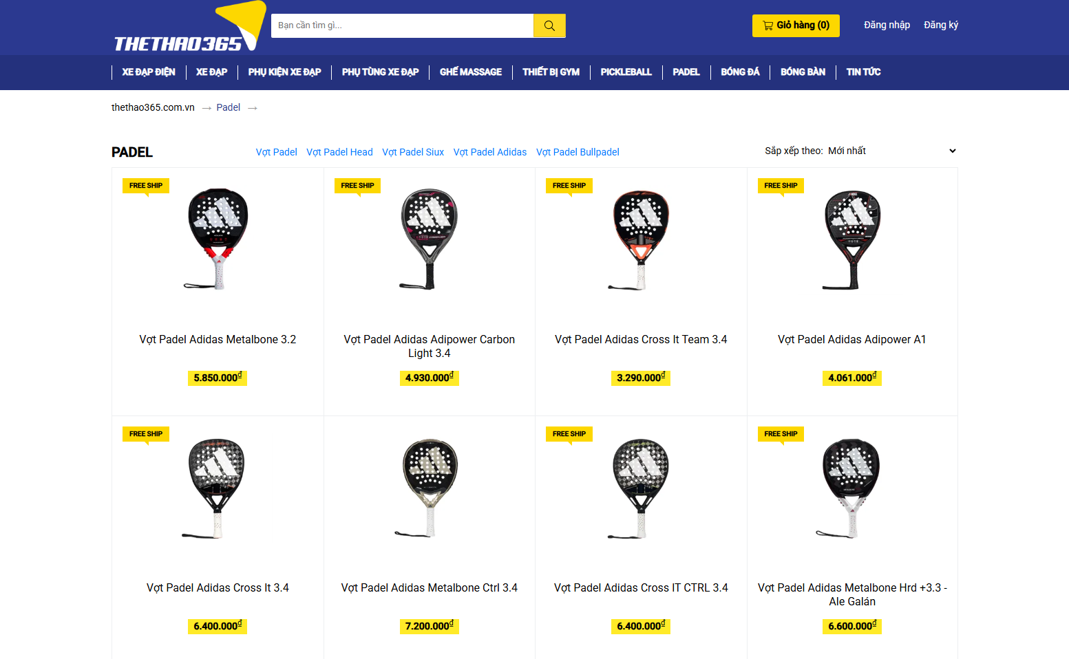  Mua vợt Padel ở đâu uy tín, chính hãng? 